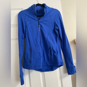 Blue Lululemon Define Jacket Size 10